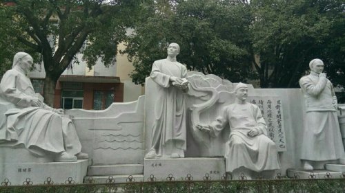清代桂林四状元雕塑