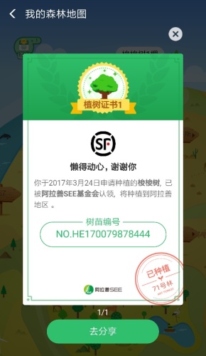 蚂蚁森林71号林·梭梭