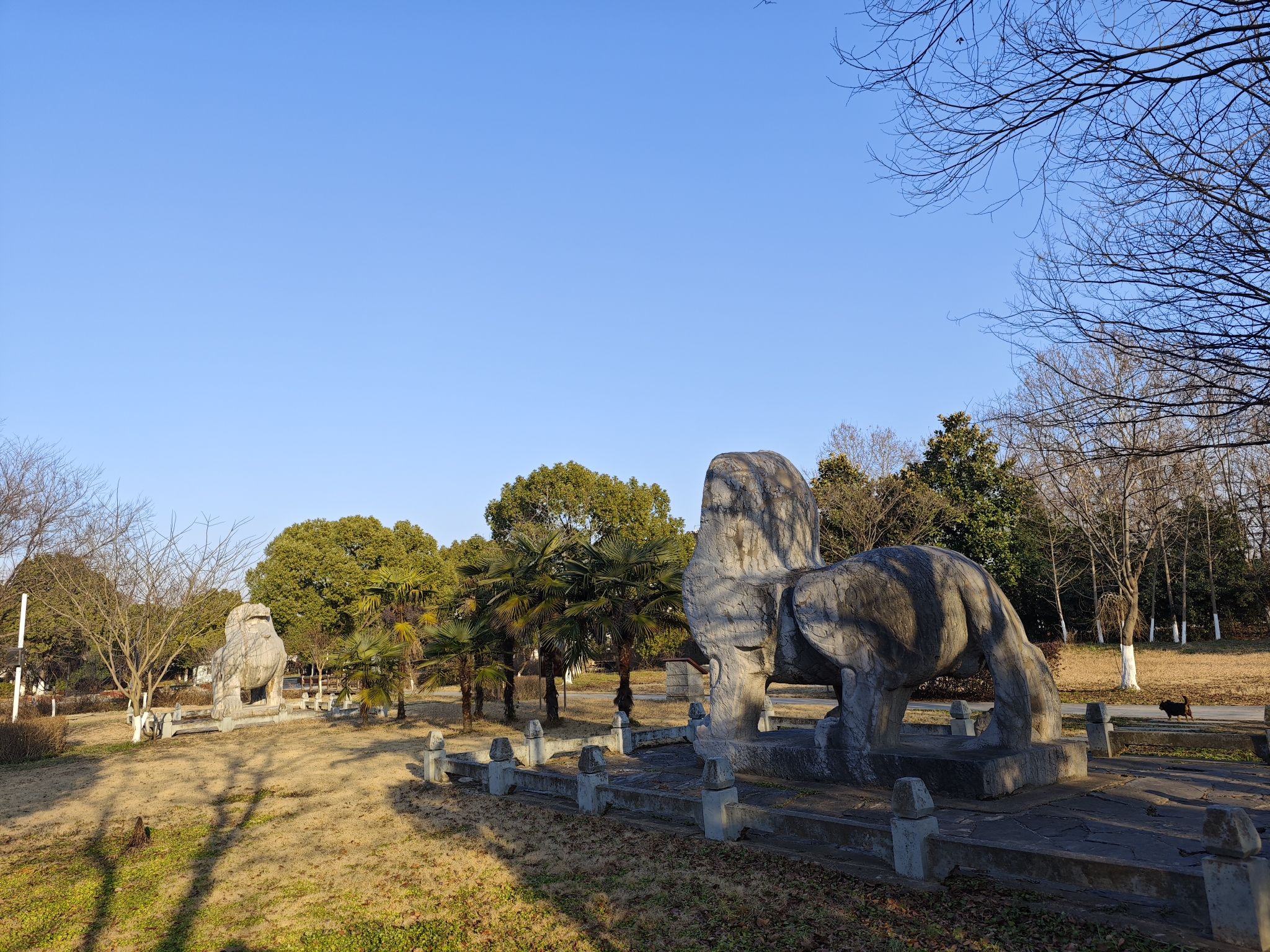 萧恢墓石刻旅行图片