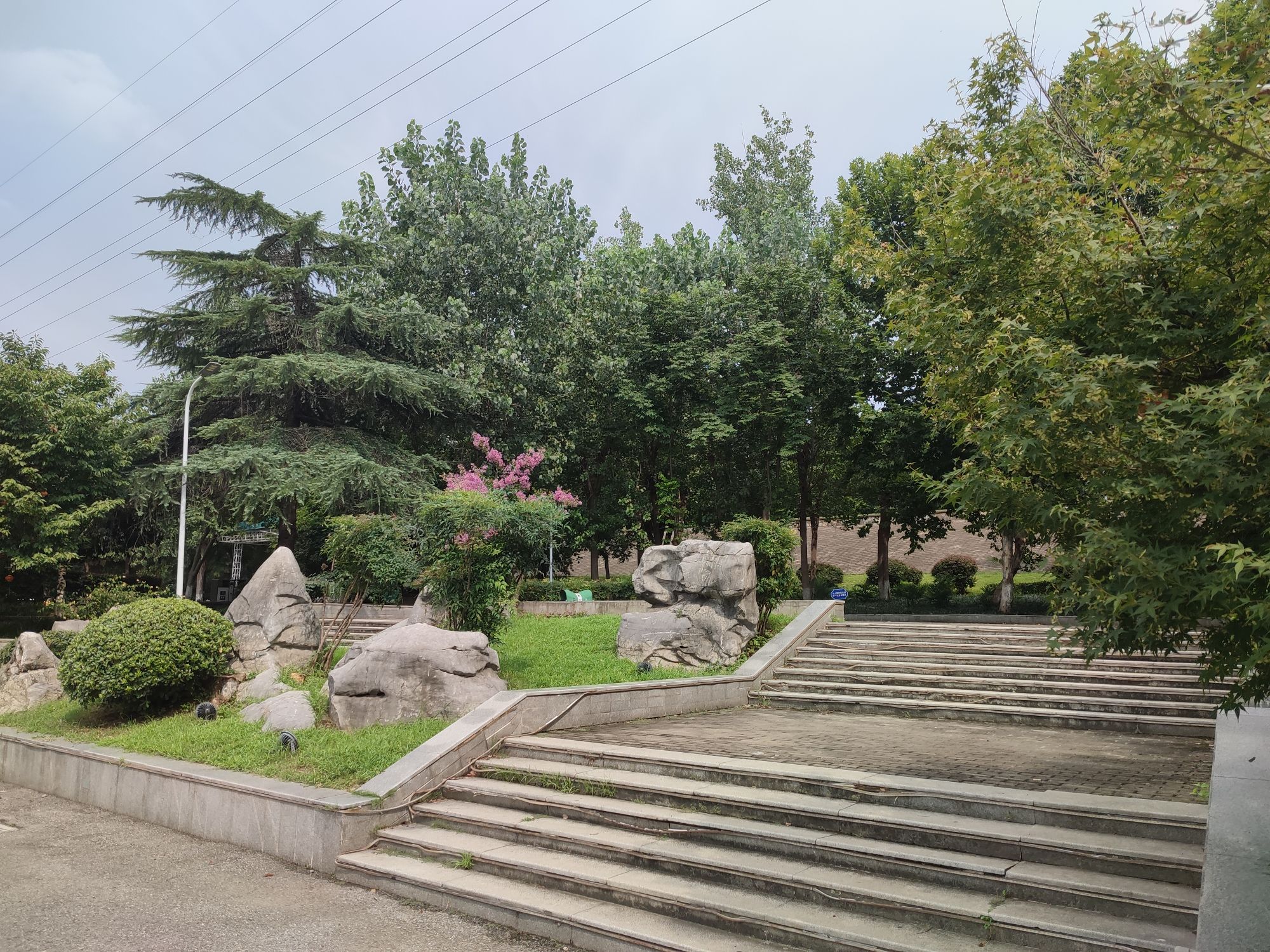 常青花园堤边公园