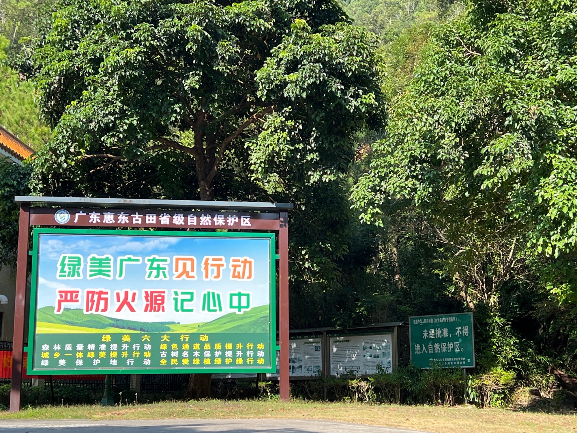 广东惠东古田省级自然保护区(不对外开放)