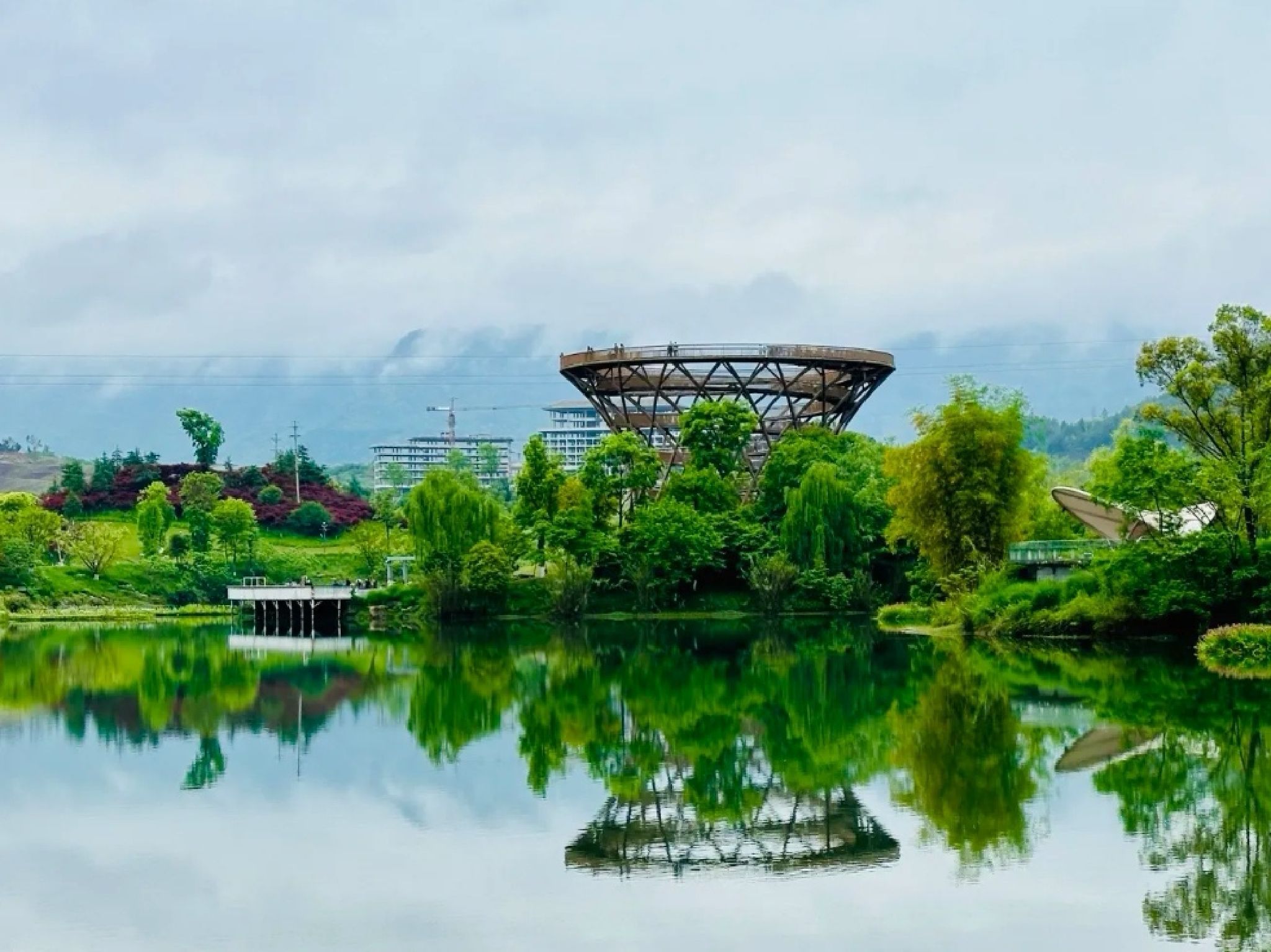莲花湖湿地公园旅行图片