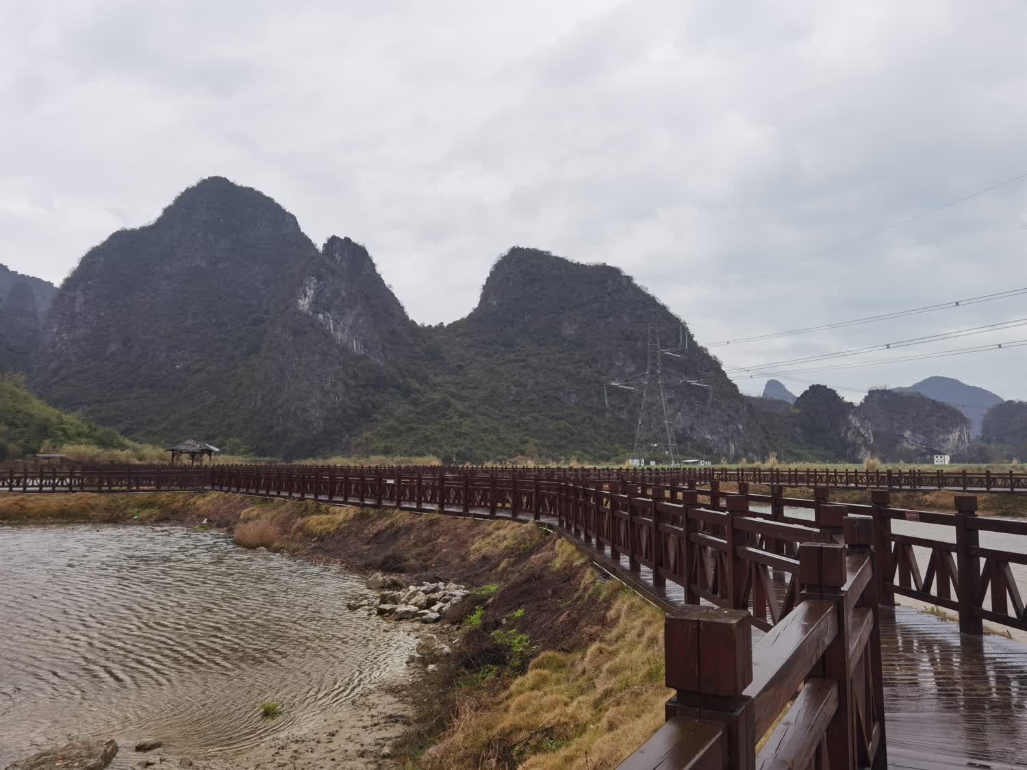 钟山水墨田园旅行图片