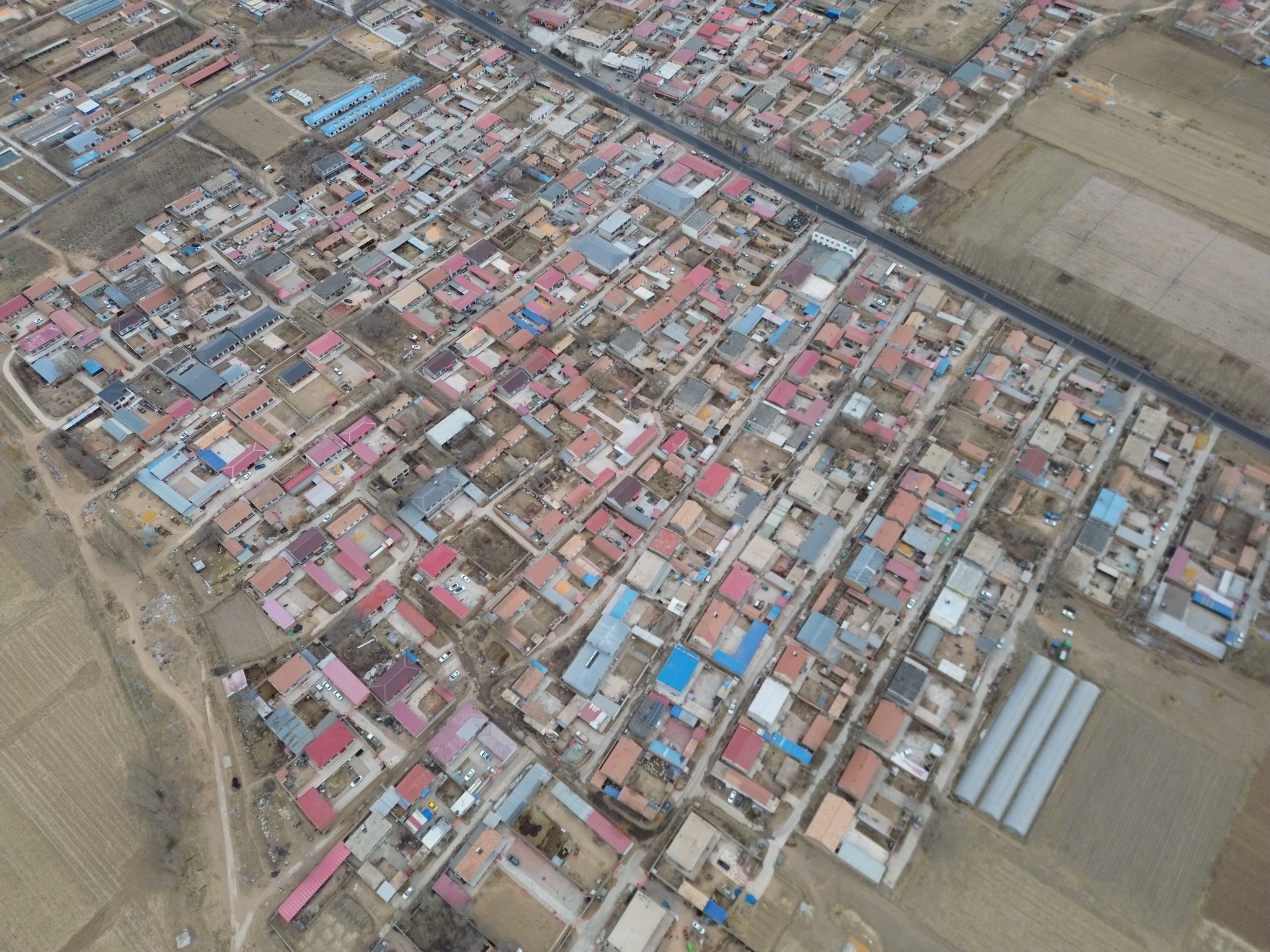 当铺地满族乡南平房村文化广场