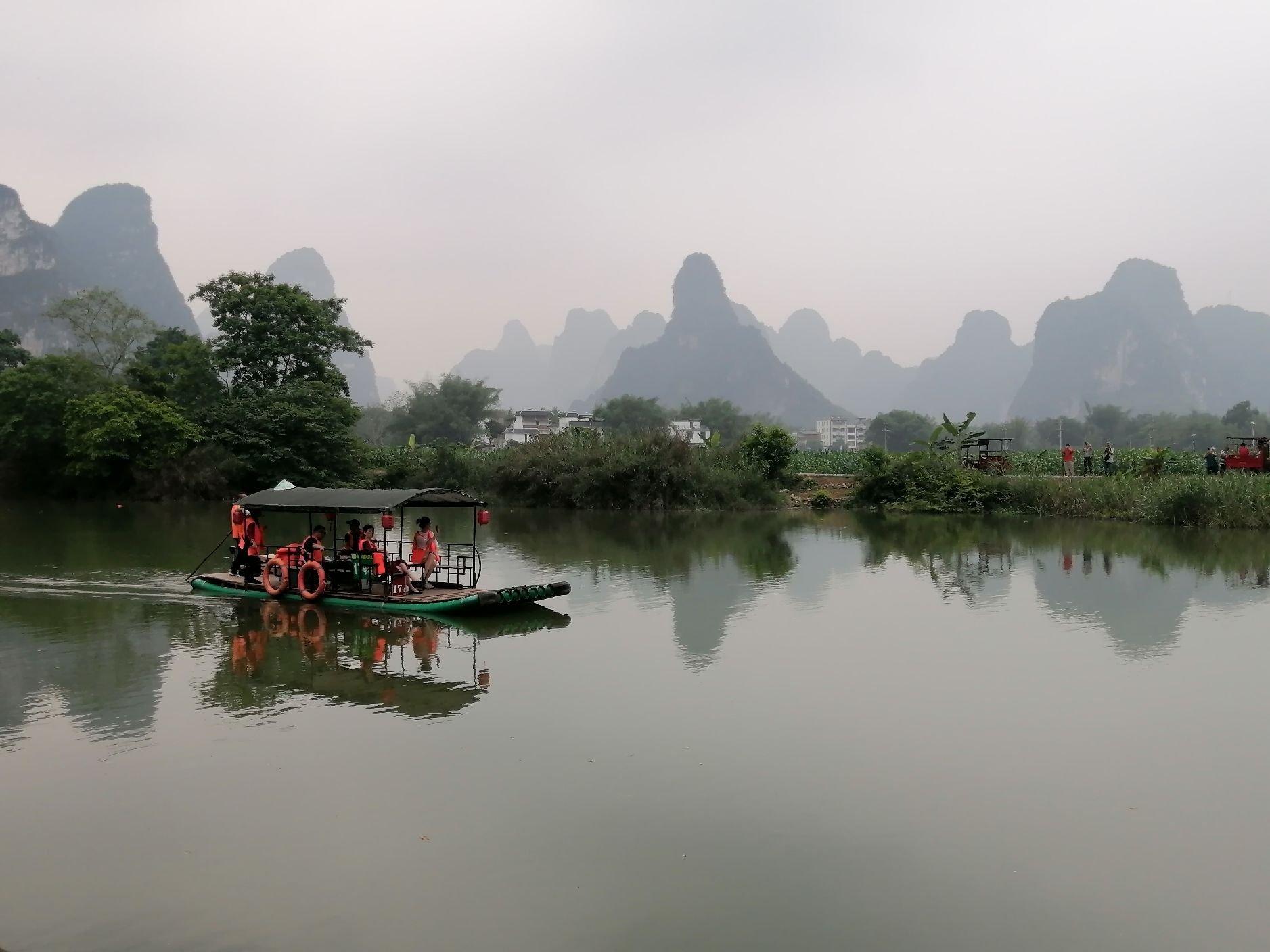明仕河竹排游旅行图片