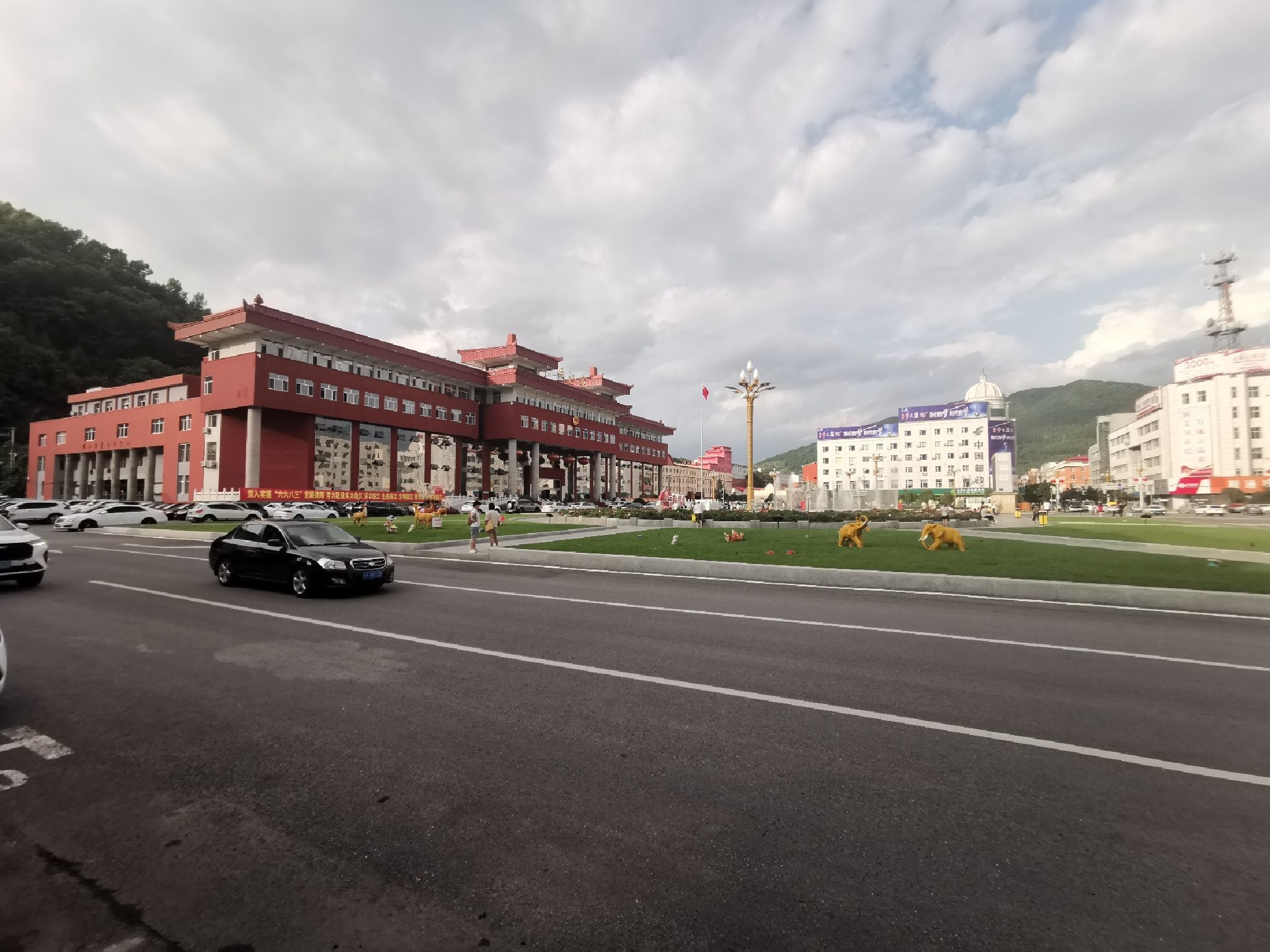 临江市喷泉广场