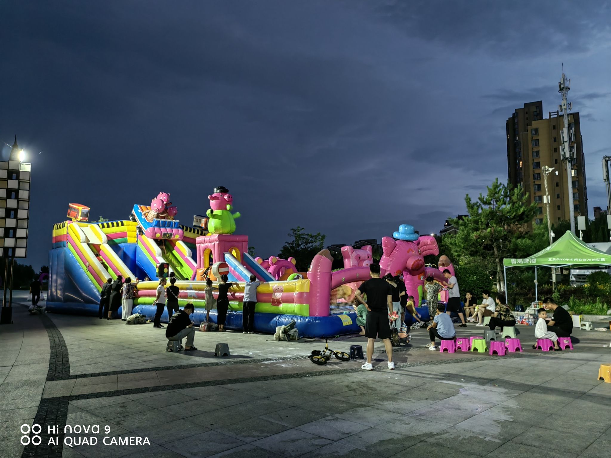昌图滨湖新区市民广场
