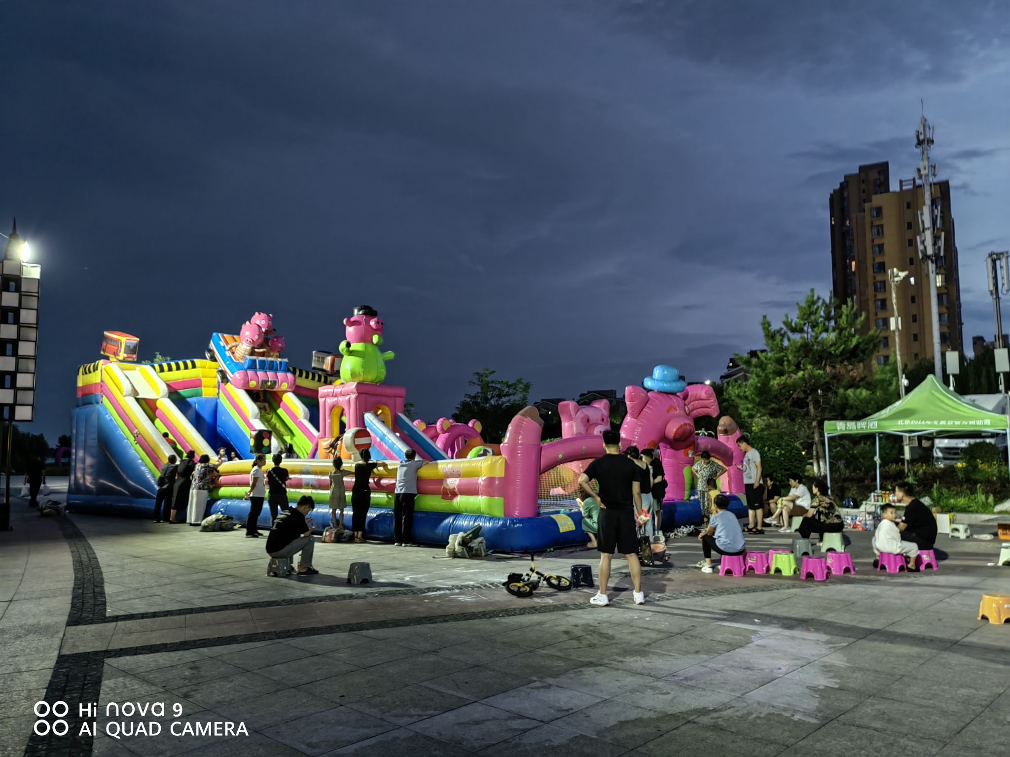 昌图滨湖新区市民广场旅行图片