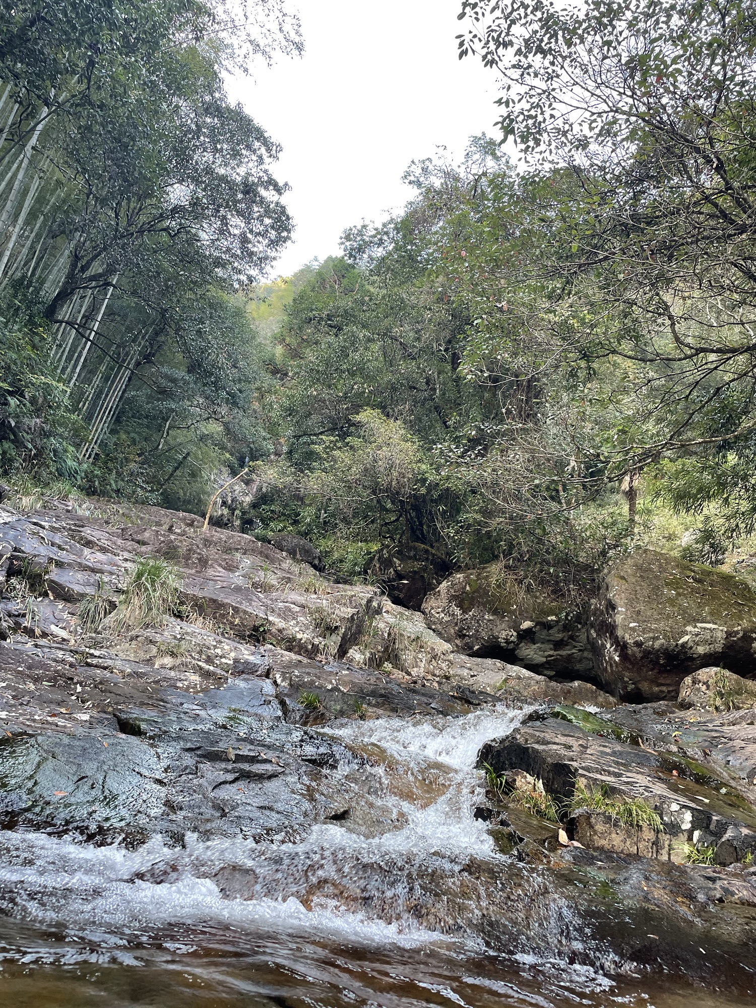 百丈际瀑布群旅行图片