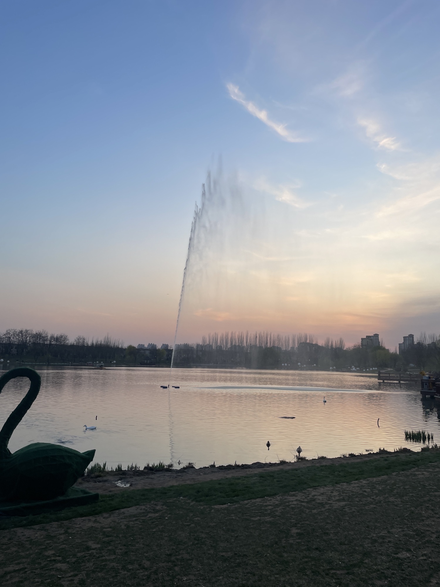 固安孔雀城大湖公园旅行图片