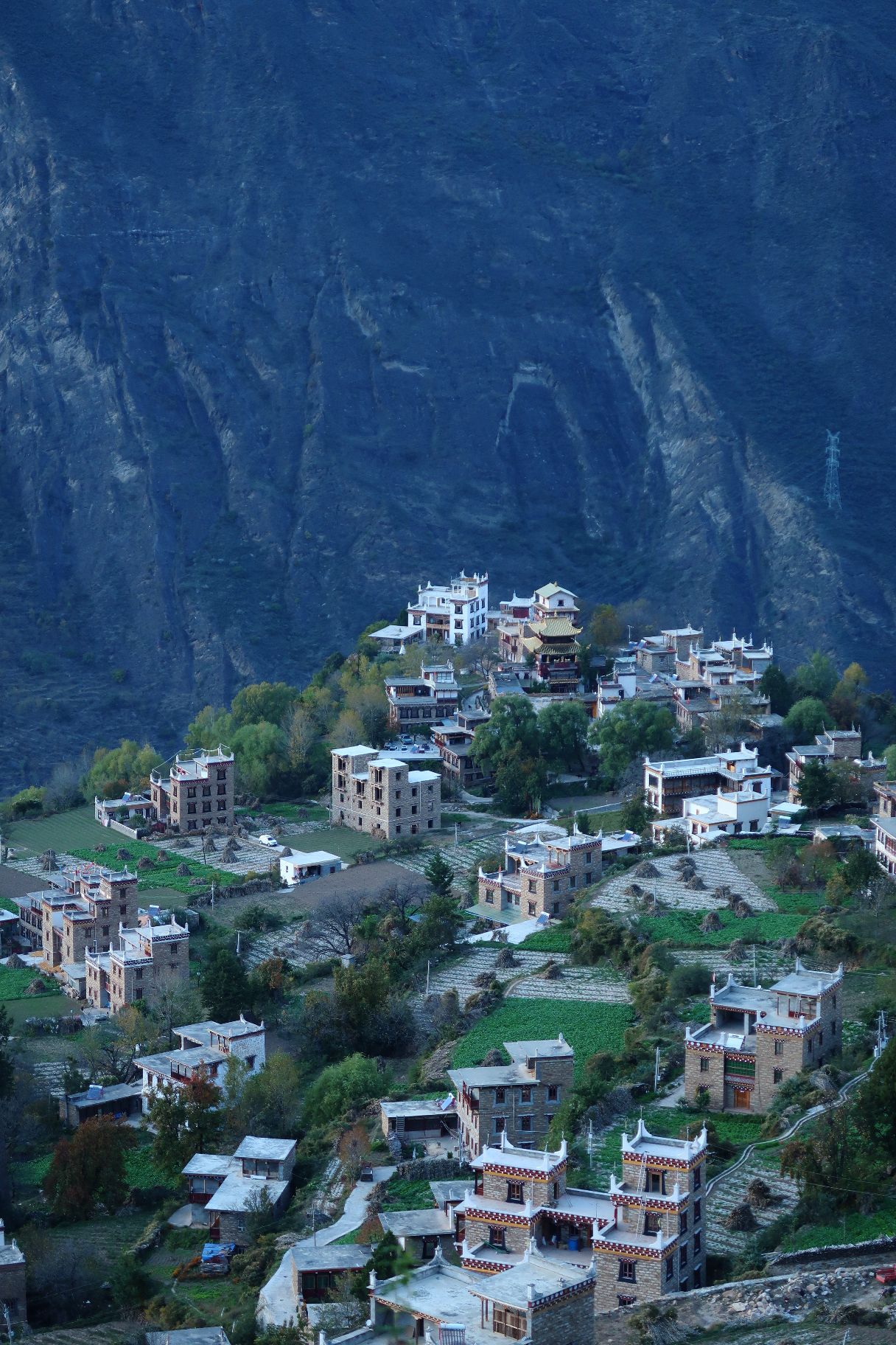 中路乡观落日点旅行图片