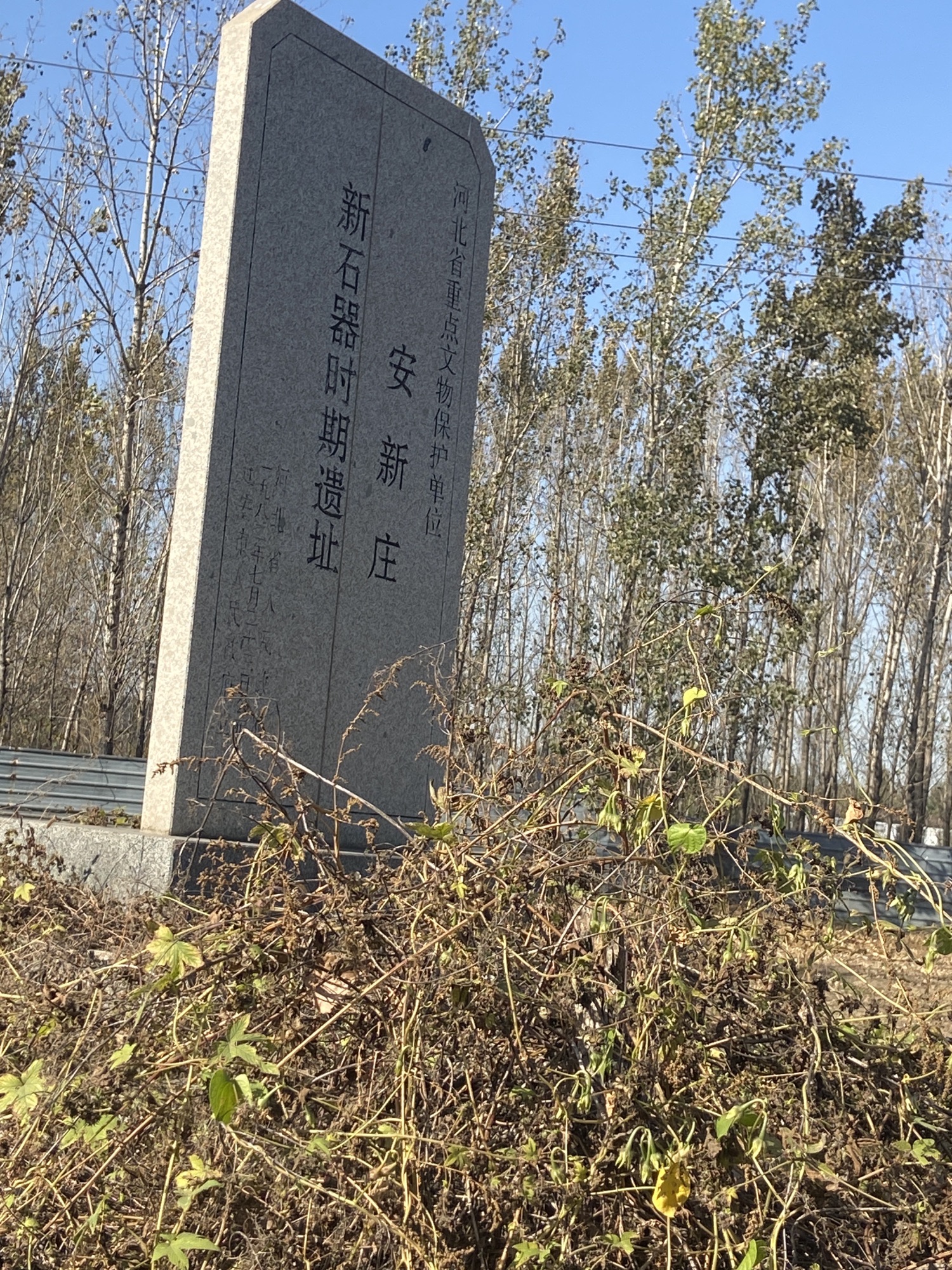 安新庄新石器时期遗址