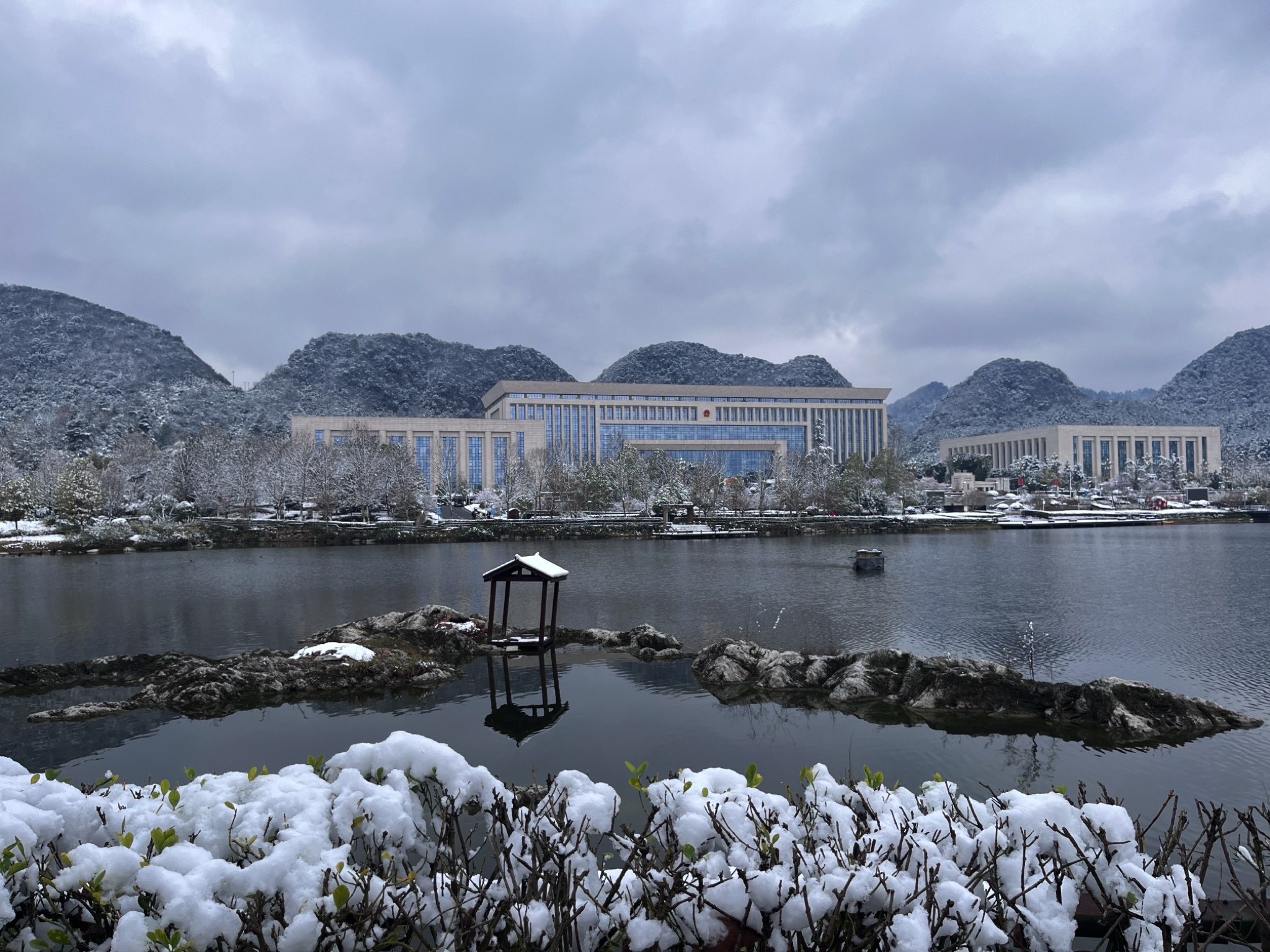 天鹅湖人民公园旅行图片