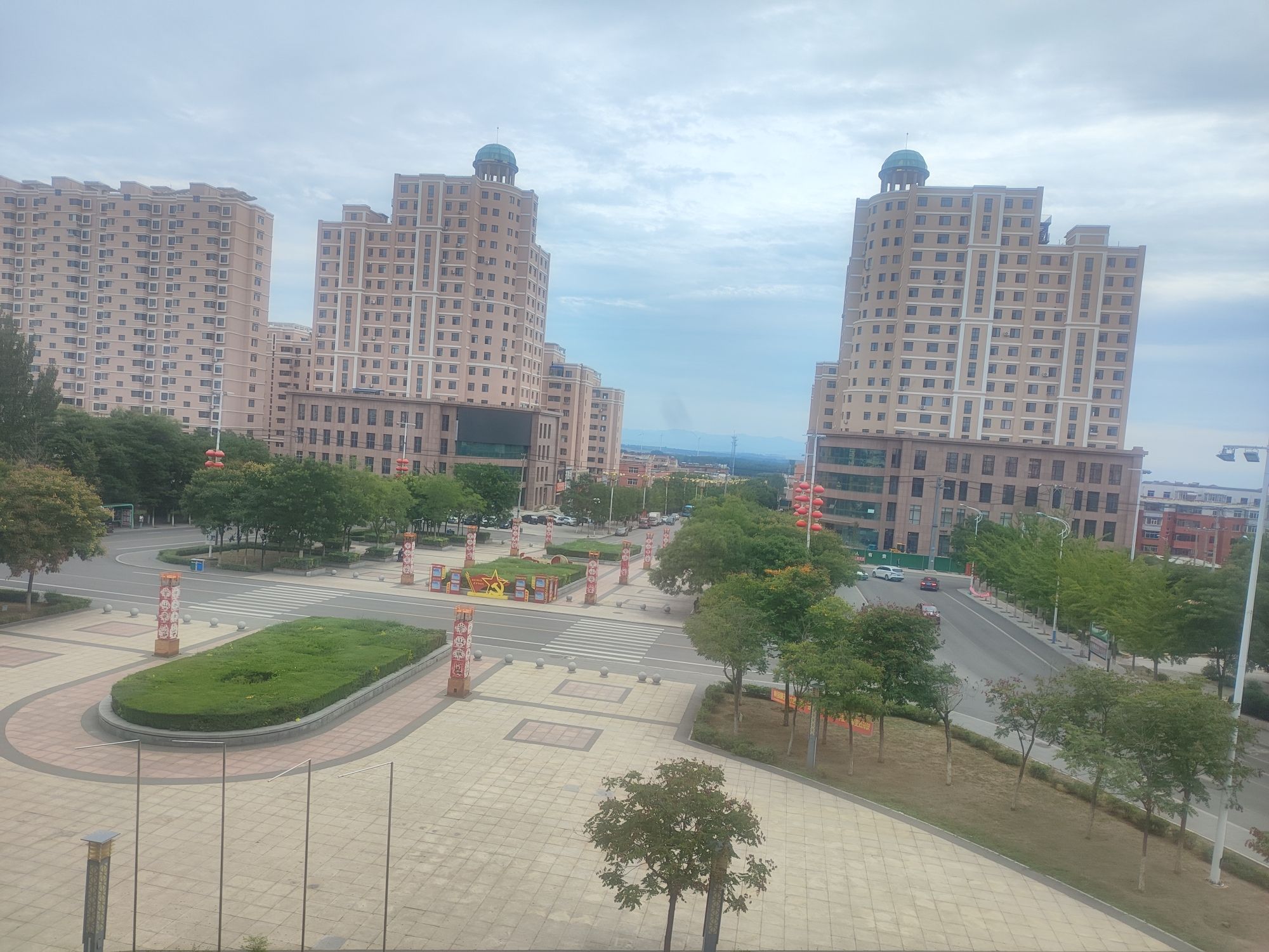清河门区政府广场旅行图片