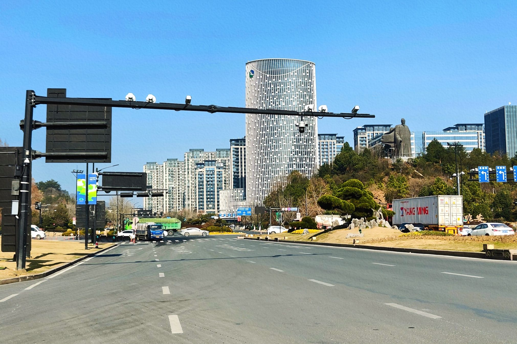 青山湖绿道旅行图片