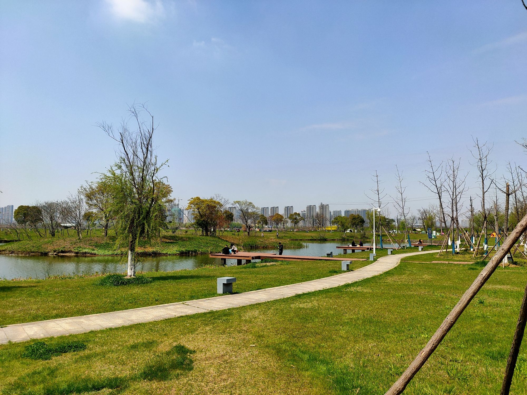 杭州湾新区观塘湖公园旅行图片