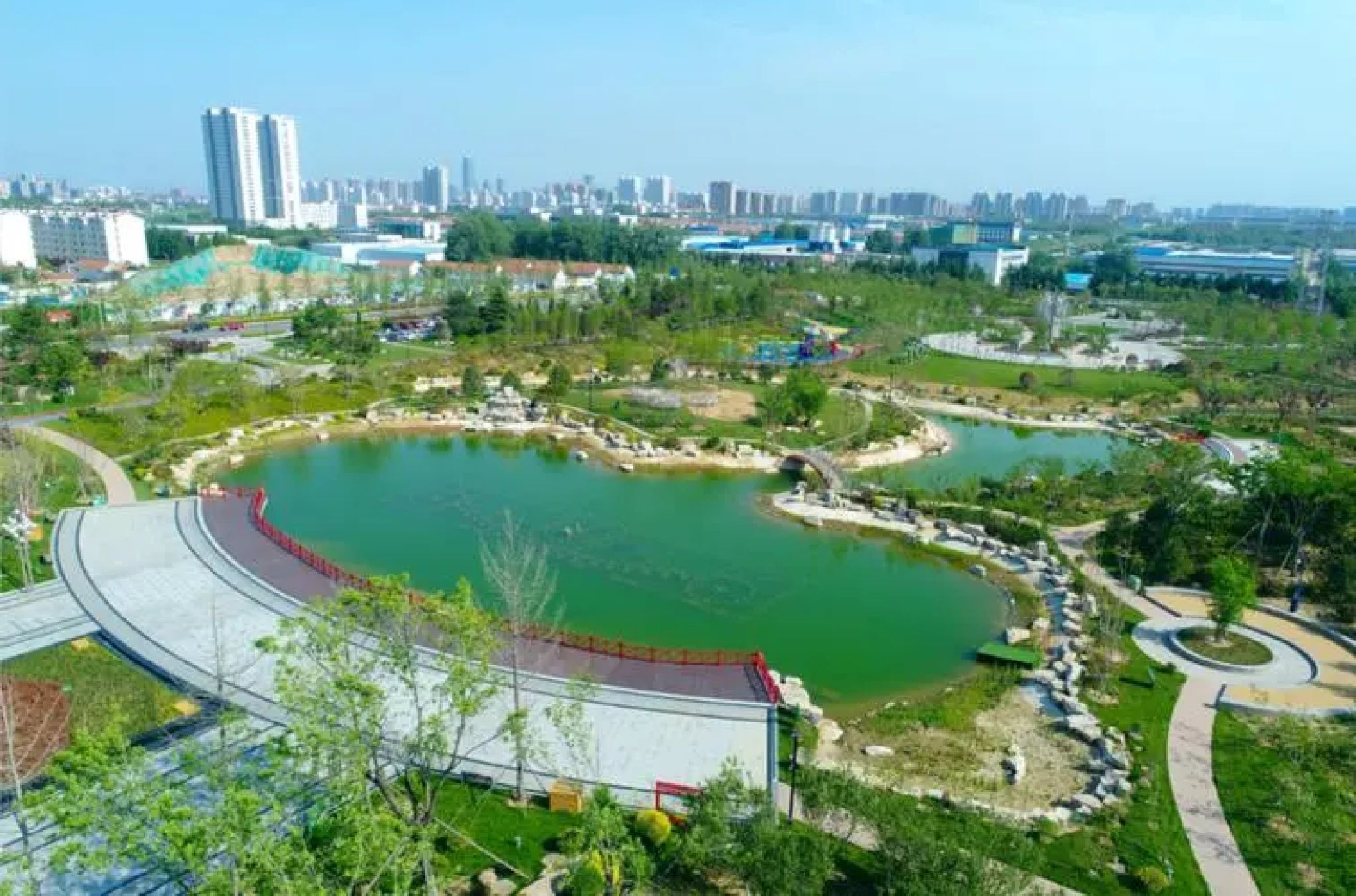 高新区城市生态公园旅行图片