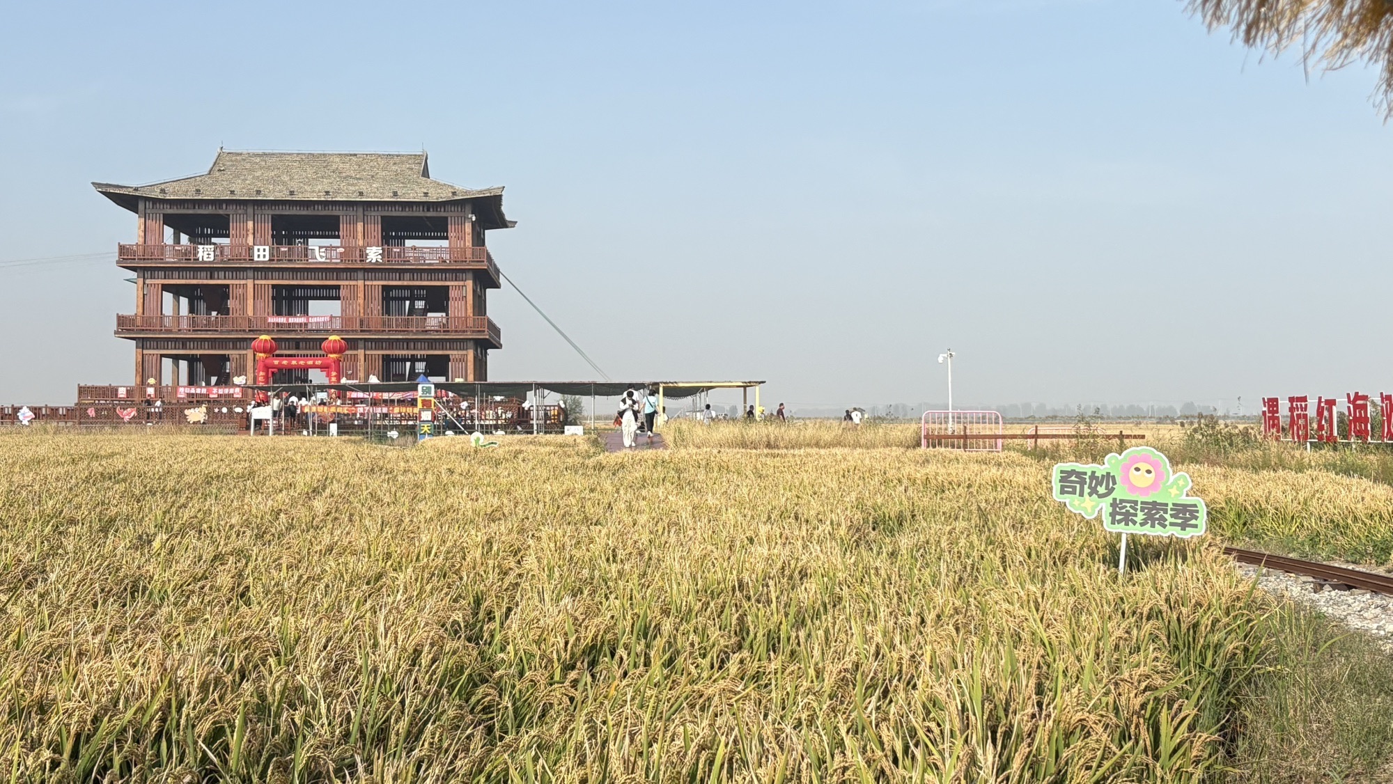 红海滩国家风景廊道旅行图片