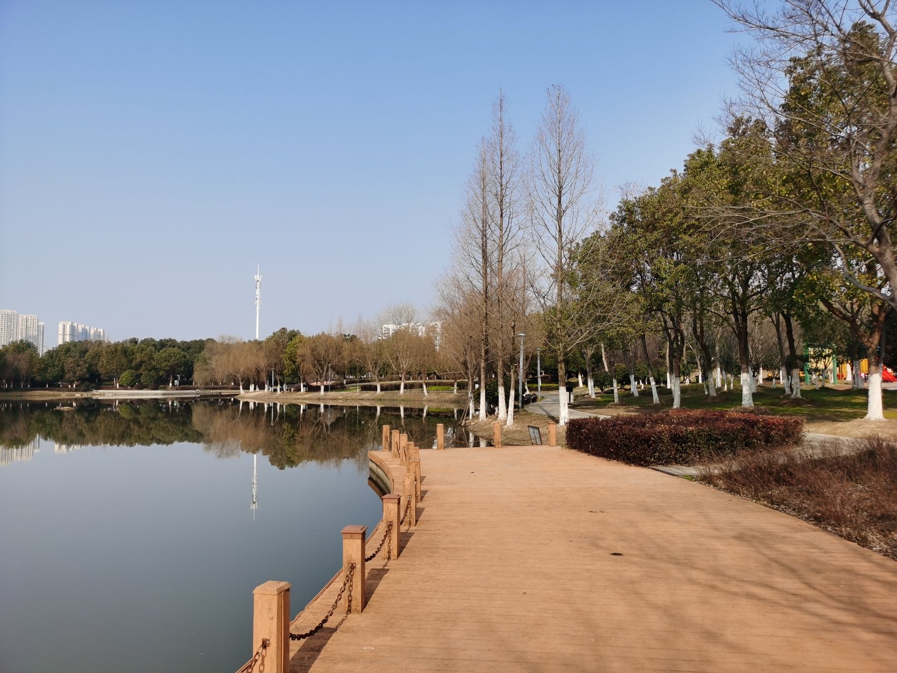 明镜湖公园旅行图片
