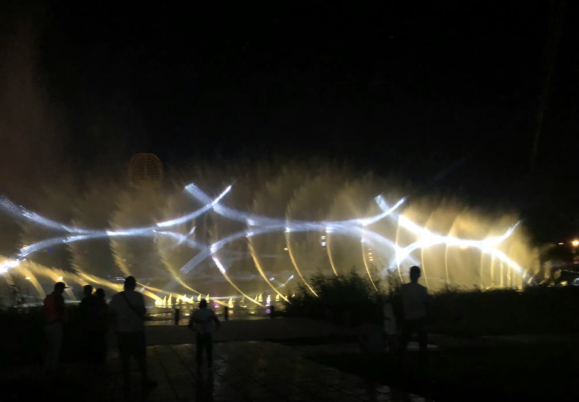 万全区水幕电影旅行图片