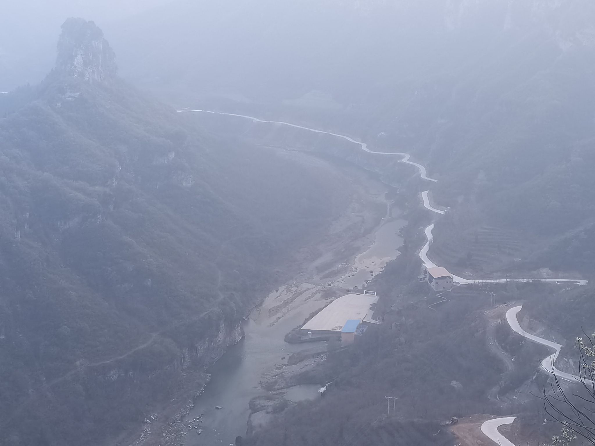 沁河第一湾观景平台