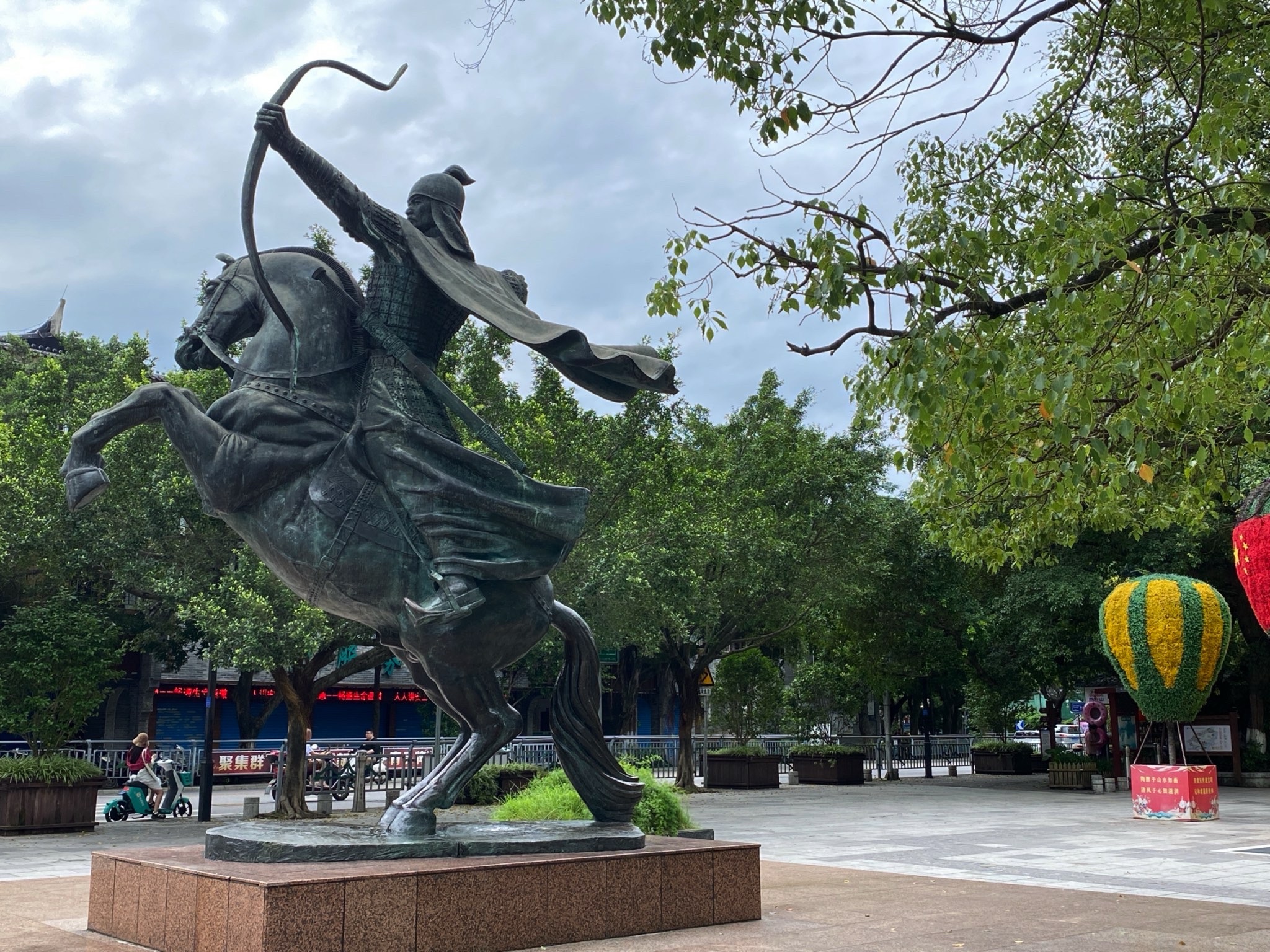 伏波将军像旅行图片