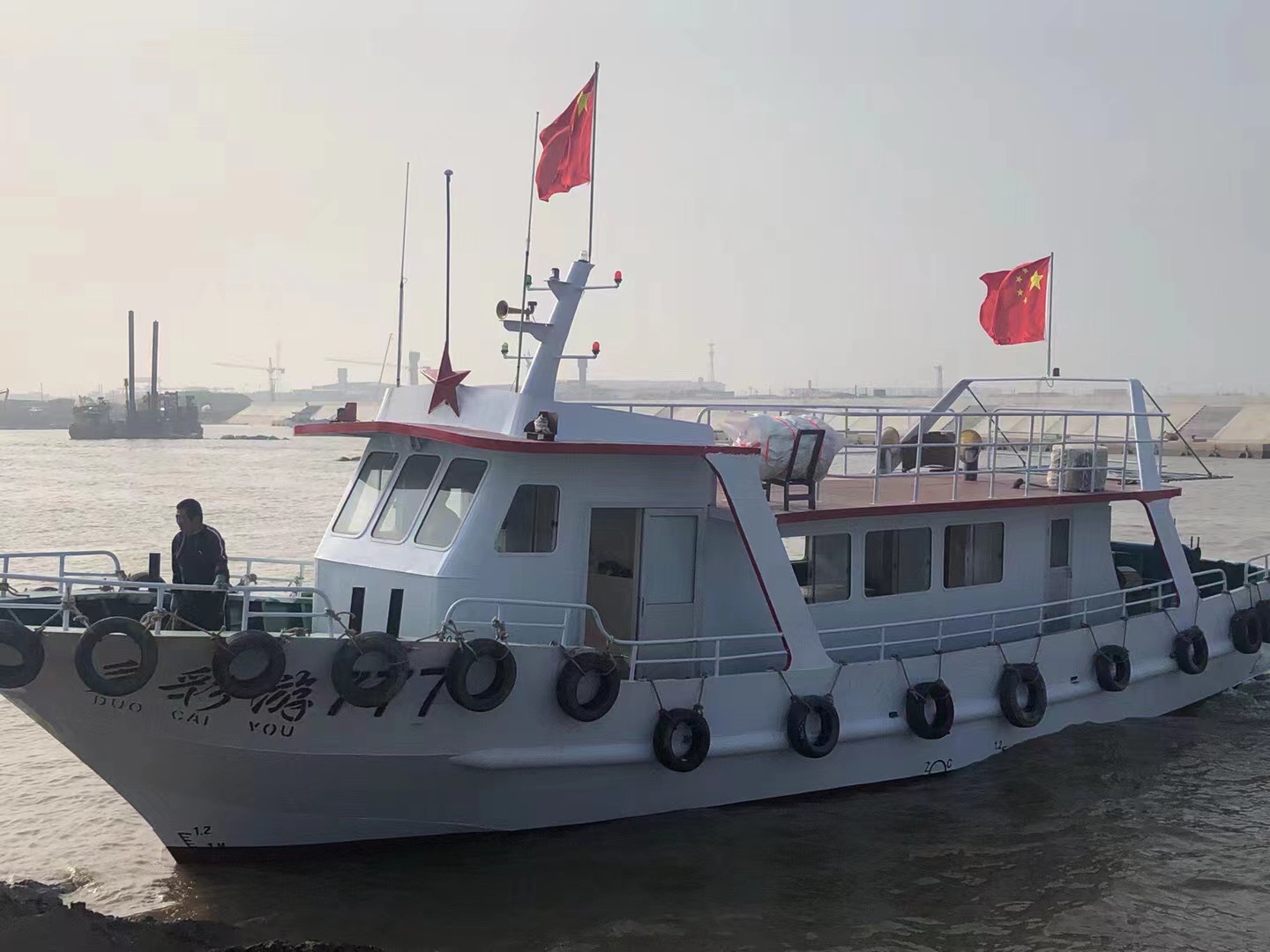 赵家堡凯越旅游船观光旅游码头旅行图片