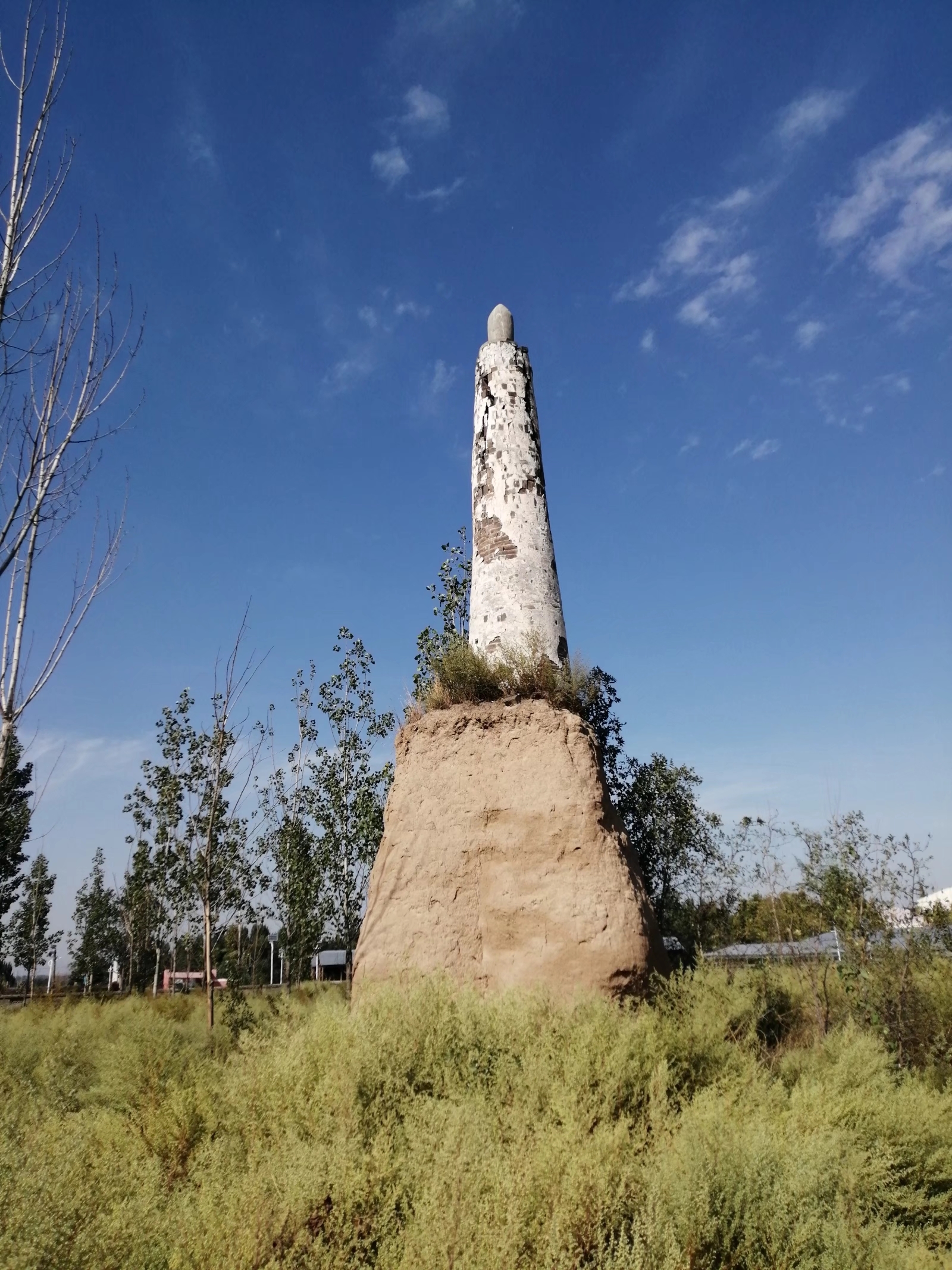 山西侯马斗龙沟土塔