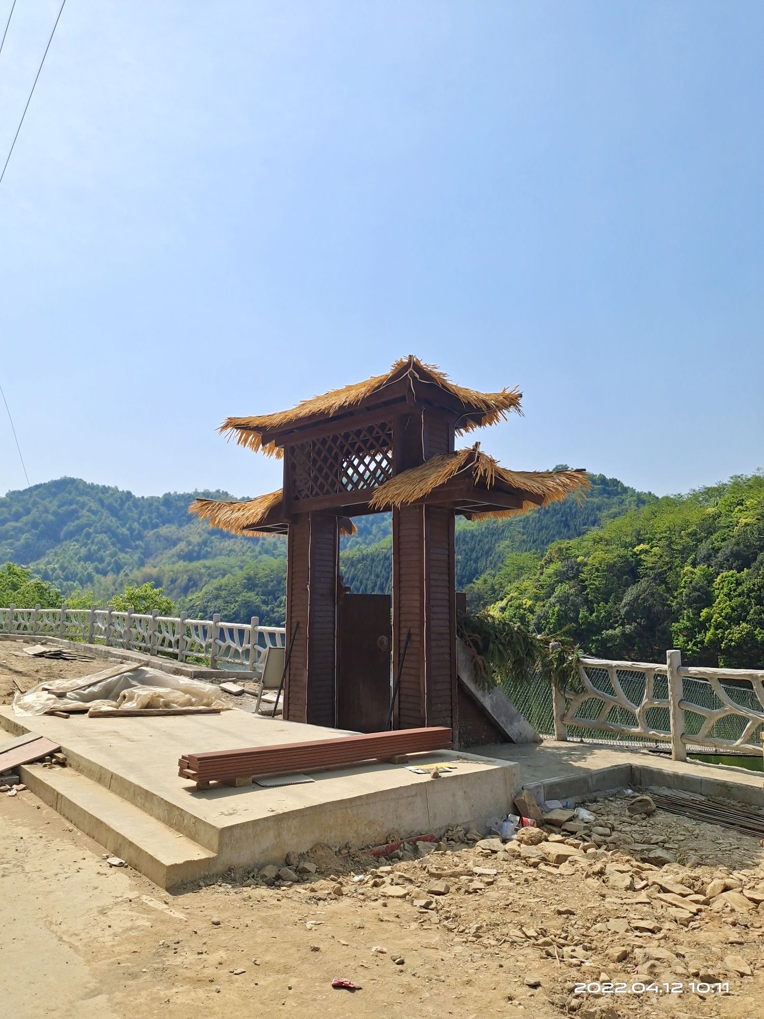 白茆水库吊桥
