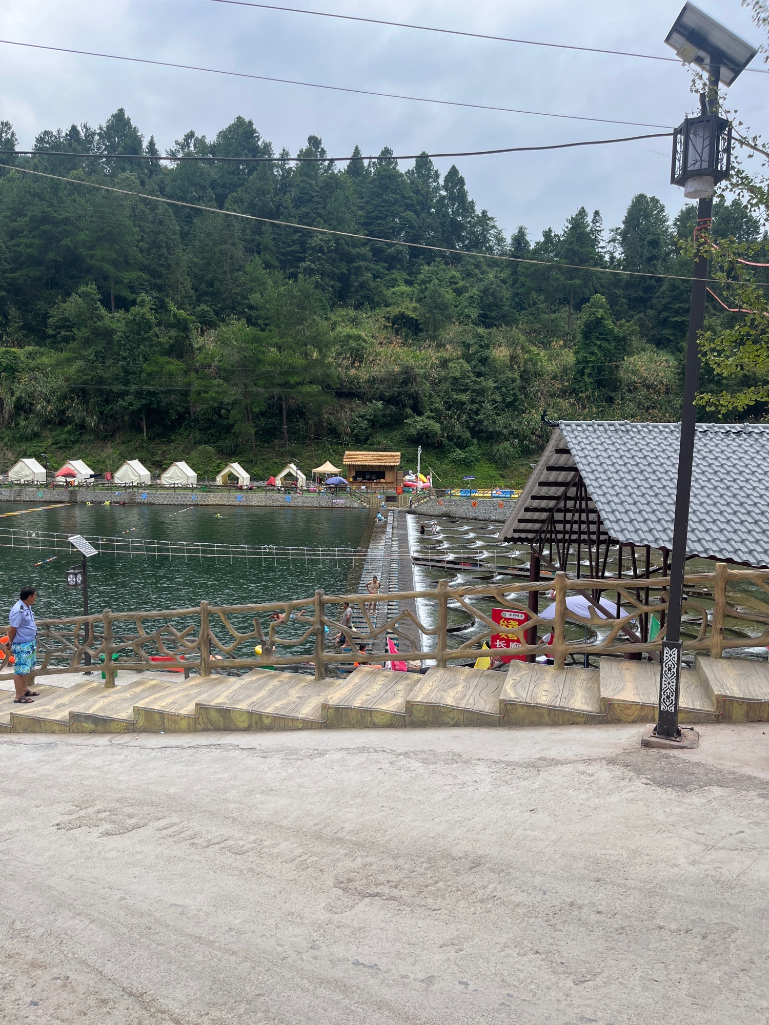 明溪口网红鱼鳞坝旅行图片