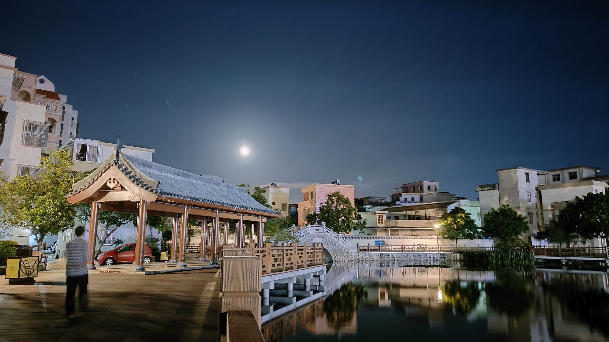 梳地湖公园旅行图片