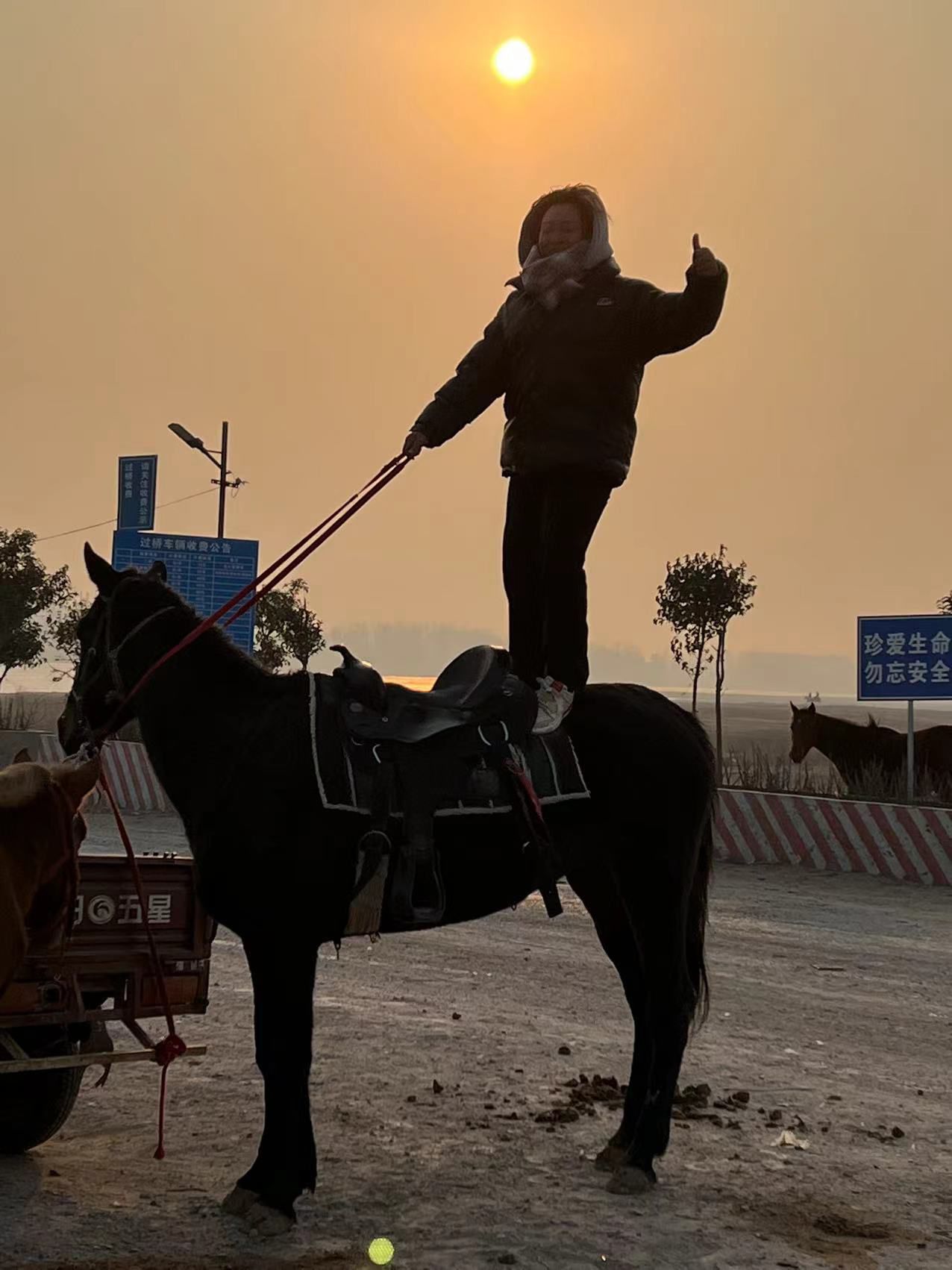 中原黄河滩骑士团旅行图片
