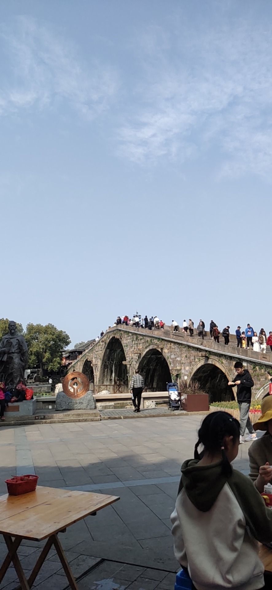 塘栖古镇景区牌坊旅行图片