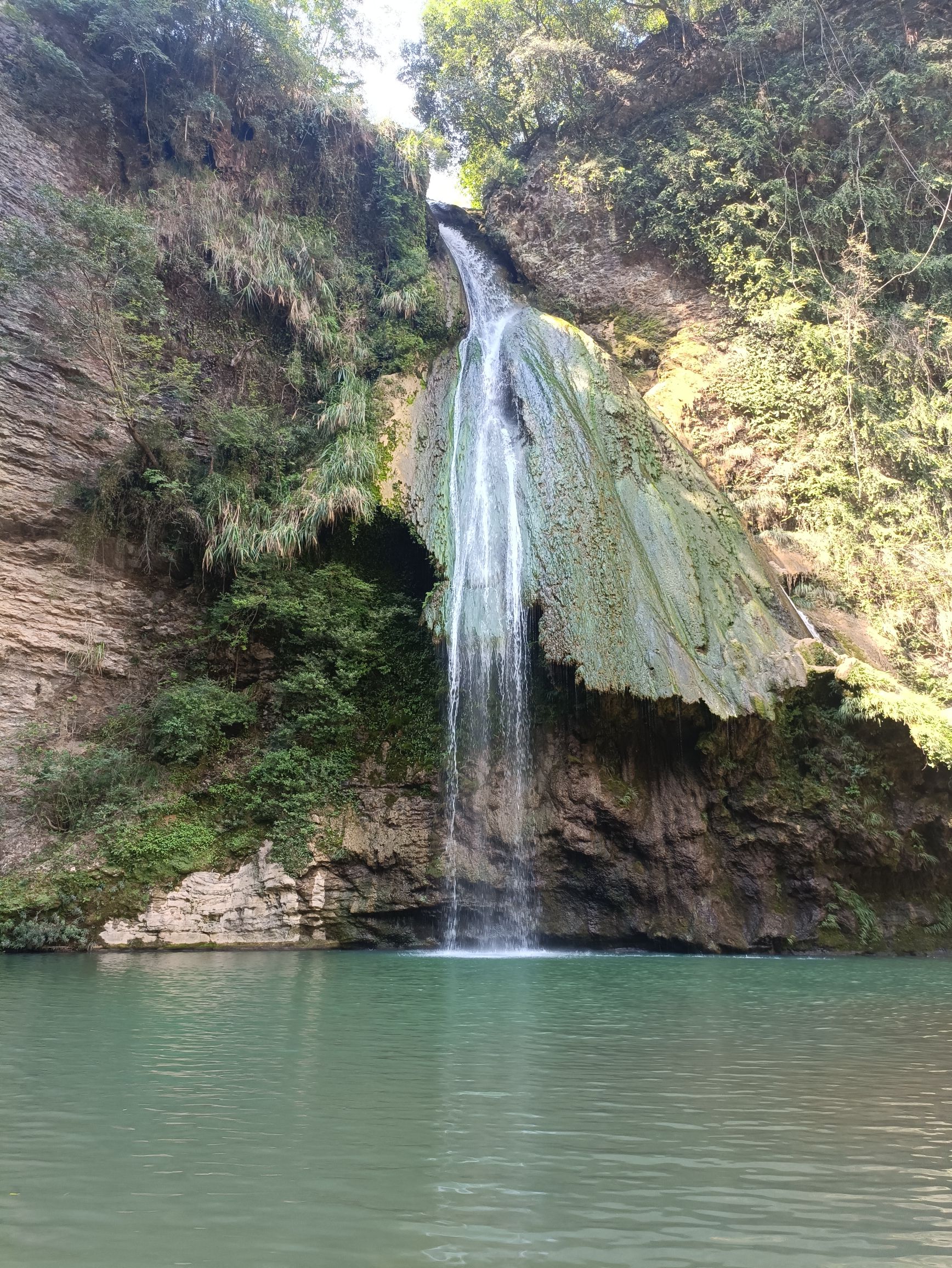 樱花溪瀑布旅行图片