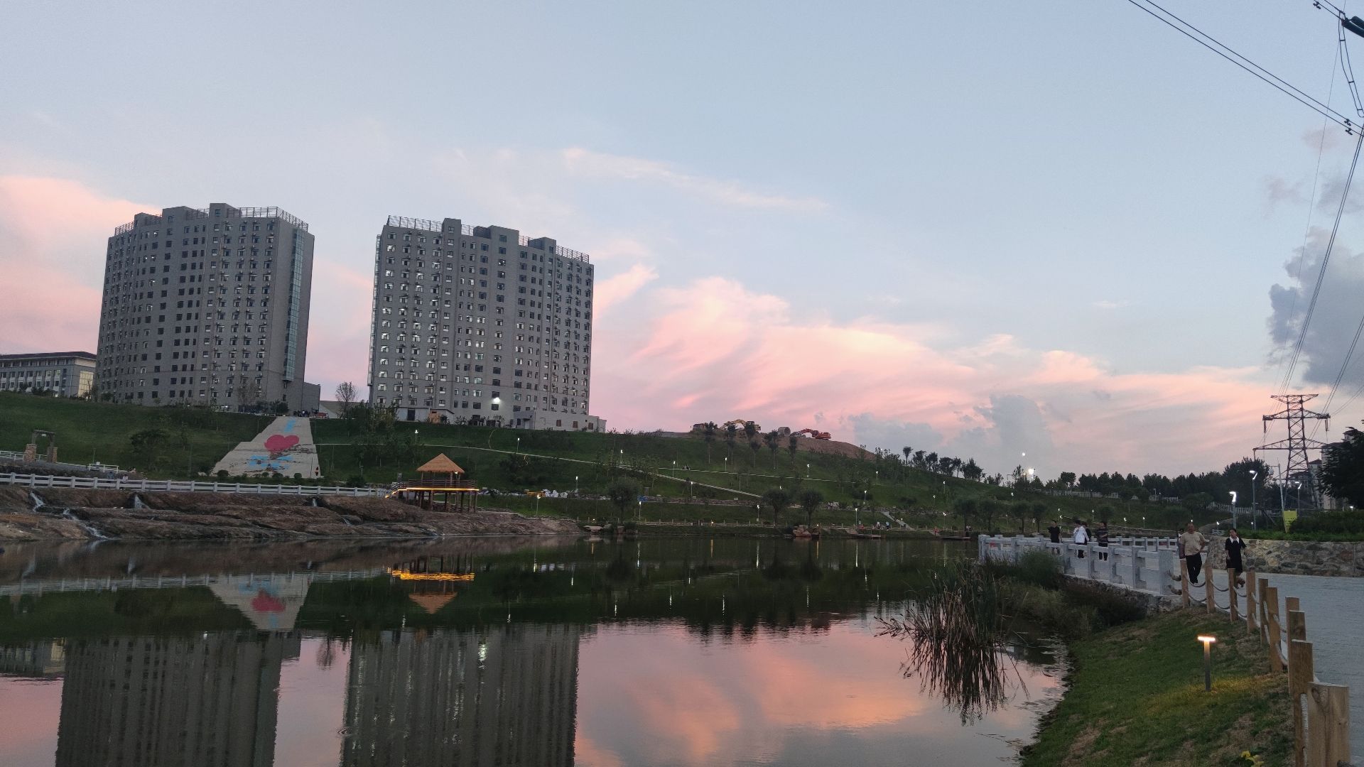栖山湖公园旅行图片