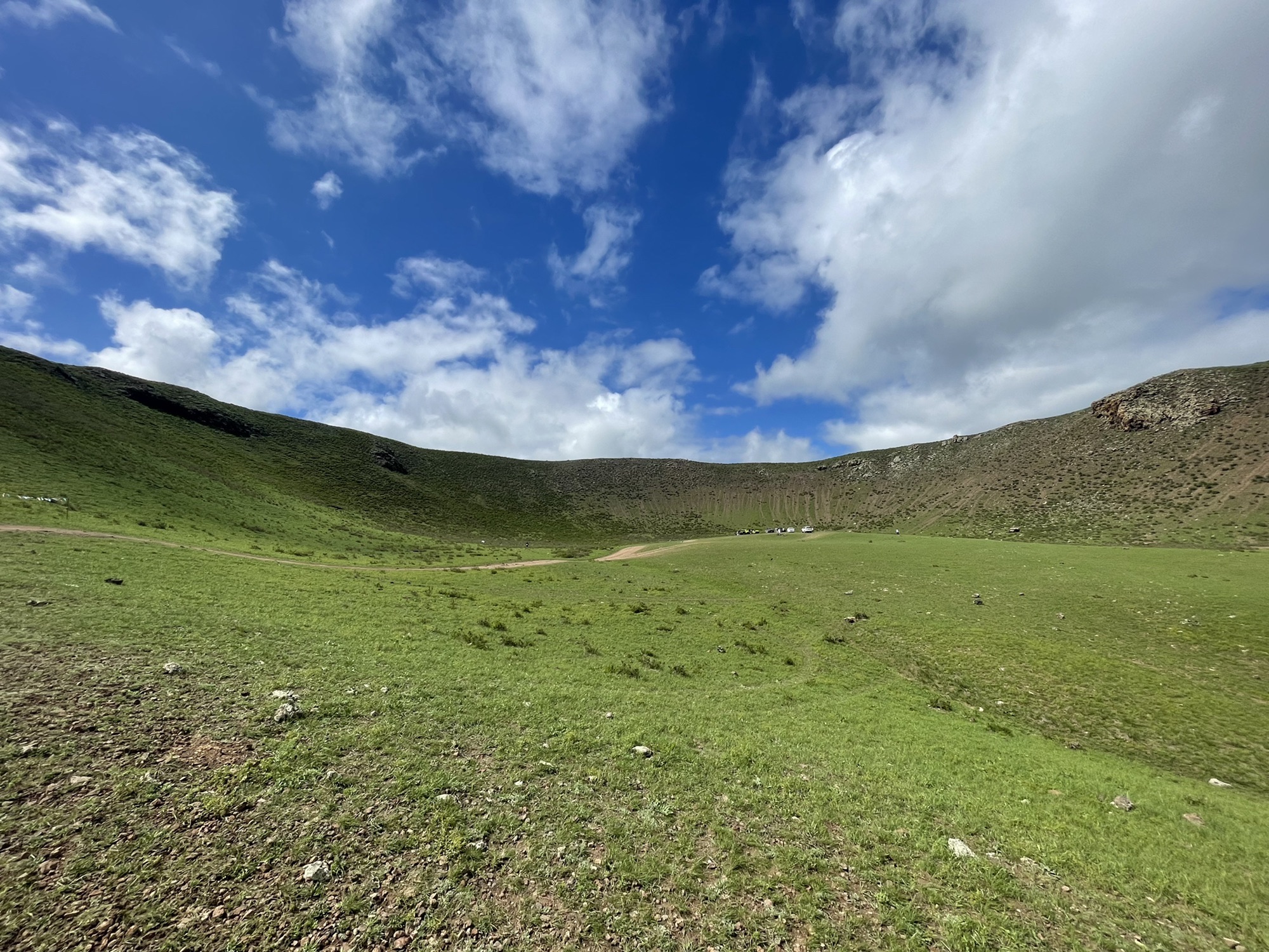 马蹄山火山旅行图片