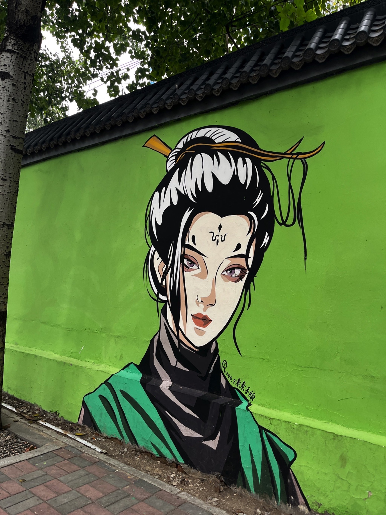 黑神话悟空墙绘