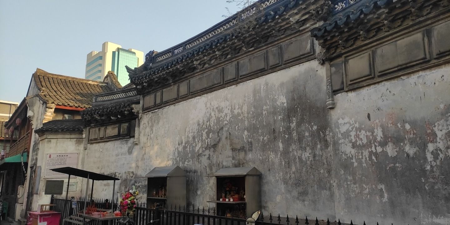 城隍庙照壁旅行图片
