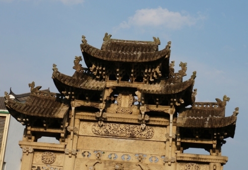 詹宝兄弟进士牌坊旅行图片